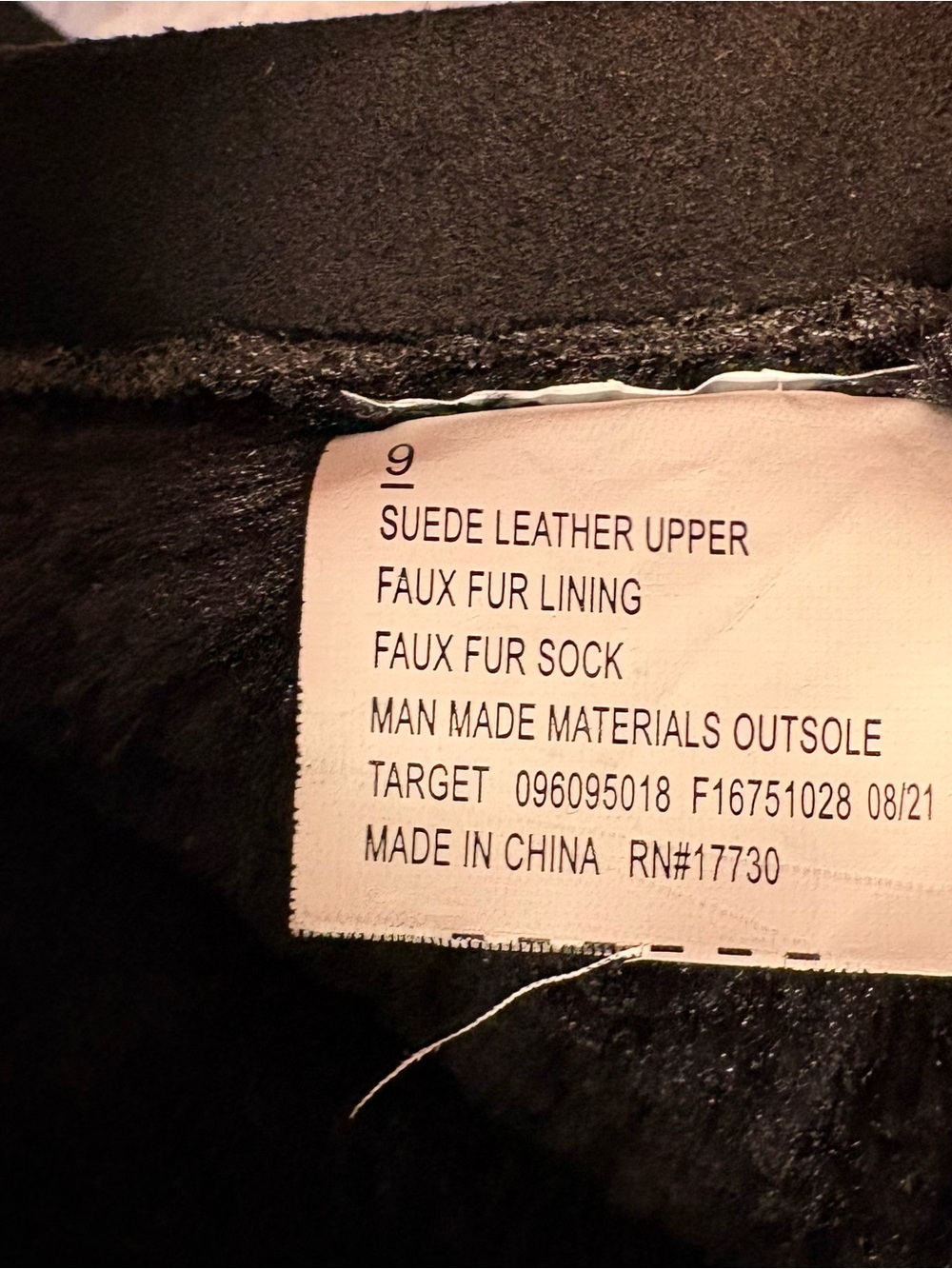 Target Black Faux-Shearling Mid-Calf Winter Boots - Picture 10 of 10